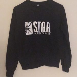 S.t.a.r laboratories sweat shirt